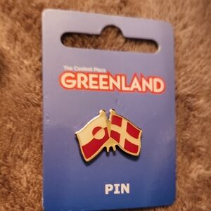 💥FALL SALE💥 VINTAGE Greenland Flag Pin